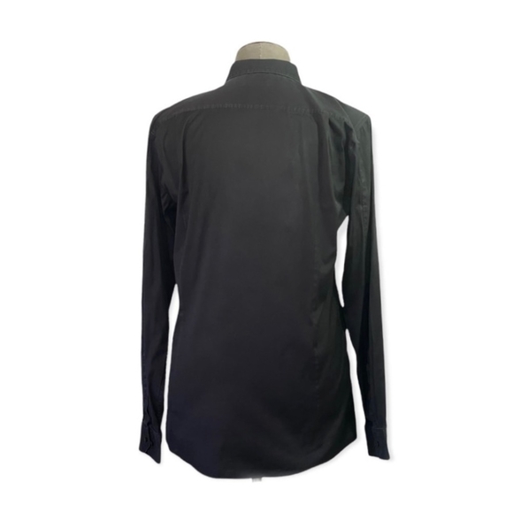 HUGO BOSS Button Front Long Sleeve Slim Fit Men’s Cotton Dress Shirt - Picture 3 of 5